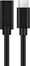 USB-C 3.1 Verlengkabel - USB type C kabel - Gecertificeerd - Female naar Male adapter - Ondersteund 4K - 0.5 Meter