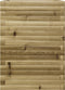 vidaXL - Plantenbak - 50x50x68,5 - cm - geïmpregneerd - grenenhout