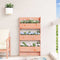 vidaXL - Plantenbak - wandmontage - 3-laags - 60x18,5x110 - cm - douglashout