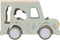 Little Dutch Vormenstoof LD7447 - Safari auto - Houten vormen met dierenblokjes - Multi