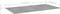 vidaXL - Wandschappen - 4 - st - 80x30x1,5 - cm - bewerkt - hout - betongrijs