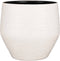 Mica Decorations Morris Ronde Bloempot - H30 x Ø32 cm - Keramiek - Wit