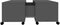 vidaXL - Salontafel - 75x75x38 - cm - bewerkt - hout - grijs