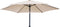 Feel Furniture - Kantelbare parasol vervangingsdoek - Creme