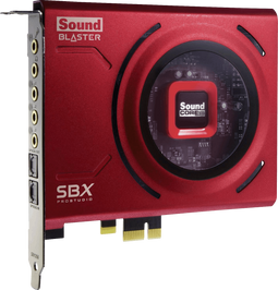 Creative Sound Blaster Z SE - Geluidskaart - 7.1 kanalen - Rood