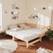 vidaXL - Slaapbank - met - onderschuifbed - 90x200 - cm - massief - grenenhout