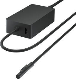 Microsoft Surface - 65W Power Supply - 1x USB type-A - Zwart