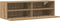 vidaXL - TV - Wandkast - Artisan - Eiken - 100x30x30 - cm - Bewerkt - Hout