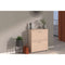 Schoenenkast met 2 kleppen - EASY LIFE - Eiken - 66,5 x 78,5 x 25,1 - PARISOT