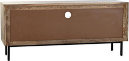 Tv-meubel DKD Home Decor Metaal Mangohout (125 x 40 x 55 cm)