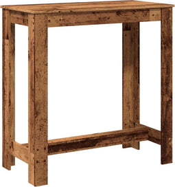 vidaXL - Bartafel - 102x50x103,5 - cm - bewerkt - hout - oud - houtkleurig
