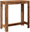 vidaXL - Bartafel - 102x50x103,5 - cm - bewerkt - hout - oud - houtkleurig