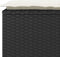 vidaXL - Tuinbank - met - kussen - 110x40x44 - cm - poly - rattan - zwart