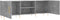 vidaXL - Tv-meubel - 150x30x50 - cm - bewerkt - hout - betongrijs