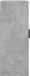 vidaXL - Wandkast - 69,5x34x90 - cm - bewerkt - hout - betongrijs