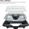 BBQ - Grill - 38x24,6cm - Elektrisch - Automatische Stop - Verwijderbare lade - Antislipbasis - Temperatuurregeling