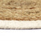 vidaXL - Placemats - 6 - st - rond - 38 - cm - jute - en - katoen - natuurlijk