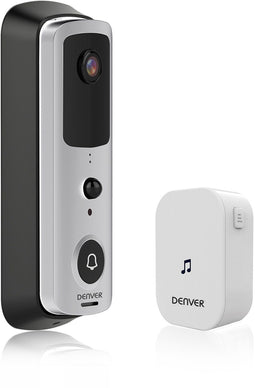 Denver SHV-120 - Videodeurbel met Wi-Fi - HD beeldkwaliteit - Nachtzicht