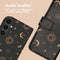 iMoshion Hoesje Geschikt voor Samsung Galaxy S23 FE Hoesje Met Pasjeshouder - iMoshion Design Bookcase smartphone - Zwart / Sky Black