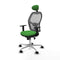 Jorquera Piqueras y Crespo 1D086N1 - Bureaustoel - Hoofdsteun - Groen