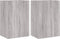 vidaXL - Tv-wandmeubels - 2 - st - 40,5x30x60 - cm - hout - grijs - sonoma