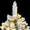 vidaXL - Kunstkerstboom - met - scharnieren - 150 - LED - en - kerstballen - 120 - cm