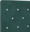 vidaXL - Hoofdbord - met - Kristalknoppen - Groen - 90 - cm - Velours