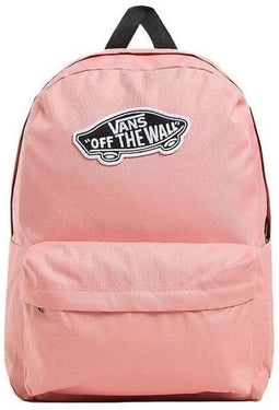 Vans Off The Wall Backpack - Rugtas met laptop vak - School tas - Reis tas - Roze - 22 liter volume inhoud