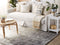 ERCIS - Laagpolig vloerkleed - Grijs - 160 x 230 cm - Viscose