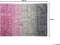 ERCIS - Laagpolig vloerkleed - Grijs/Roze - 140 x 200 cm - Viscose