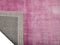 ERCIS - Laagpolig vloerkleed - Grijs/Roze - 200 x 200 cm - Viscose