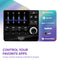 Stream 200 XLR - Pro audiocontroller - Microfoonvoorversterker LCD-scherm hoge resolutie-encoders 4 actieknoppen