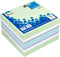 Info sticky notes - 450 vel - 75x75mm - wit, groen, paars, blauw - IN-5654-62