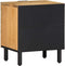 vidaXL - Nachtkastje - 40x33x46 - cm - massief - mangohout - bruin