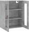 vidaXL - Wandkast - 69,5x34x90 - cm - betongrijs