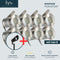 Olan Grondspots Complete Set - Tuinverlichting - 8 Aluminium/RVS Spots - Plug and Play Systeem (8 stuks)