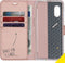 Accezz Hoesje Geschikt voor Samsung Galaxy Xcover Pro Hoesje Met Pasjeshouder - Accezz Wallet Softcase Bookcase - Roze