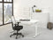 Ergonomisch design t-poot bureau Teez breed 120CM diep 60CM bladkleur Speciale Kleur framekleur Wit (RAL9010)