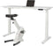 Ergonomisch elektrische verstelbaar zit/sta bureau Teez breed 160CM diep 80CM bladkleur Beuken framekleur Wit (RAL9010)