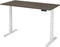 Ergonomisch elektrische verstelbaar zit/sta bureau Teez breed 180CM diep 80CM bladkleur Antraciet eiken framekleur Aluminium (RAL9006)
