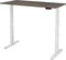 Ergonomisch elektrische verstelbaar zit/sta bureau Teez breed 180CM diep 80CM bladkleur Ahorn framekleur Antraciet (Ral 7016)