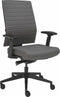 Ergonomische bureaustoel 1332 in stof Middel grijs