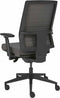 Ergonomische bureaustoel 1332 in stof Middel grijs