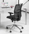 Ergonomische bureaustoel 1412 EN-1335 genormeerd kleur wit zitting stof
