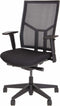 Ergonomische bureaustoel 1974 zwart stof/zwart mesh