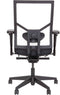 Ergonomische bureaustoel 787 NPR-1813 zwarte zitting met rug in wit mesh stof
