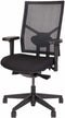 Ergonomische bureaustoel 787 NPR-1813 zwarte zitting met rug in wit mesh stof