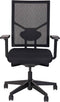 Ergonomische bureaustoel 787 NPR-1813 zwarte zitting met rug in zwarte mesh stof