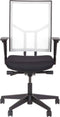 Ergonomische bureaustoel 987 zwart stof/wit mesh
