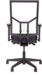 Ergonomische bureaustoel 987 zwart stof/wit mesh